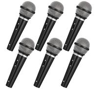 Toyvian 6 Pièces Enfants Accessoires Microphone Jouet Micro en Plastique Jouet De Micros De Karaoké Jouet De Microphone pour Enfants Faux Micro en Plastique Machine Tout- Écho Pilier