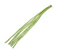 Toyvian 6 Pièces Faux Haricots Verts Longs Artificiels Accessoires de Décoration Réalistes pour Cuisine Maison Jardin et Magasin pour Événements et Photographies