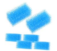 Toyvian 6 Pièces Filtre Aquarium Mousse Bio Haute Densité Éponge de Rechange pour Filtration Étang et Aquarium Tampon Purificateur Compatible Pack Média Filtrant Polyvalent