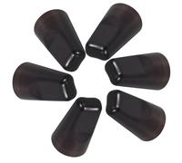 Toyvian 6 Pièces Lot de Becs Verseurs Réutilisables avec Protecteur Anti-poussière Bouchons pour Bouteilles Verseurs Précis pour Vin Bière et Lait Protection Hygiénique et Anti-Goutte