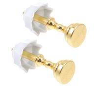 Toyvian 6 Pièces Lot de Mini Lampes de Chevet Délicates pour Maison Poupée Éclairage Miniature Décoratif Réaliste Modèle de Mobilier Compact pour Chambre et Salon