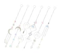 Toyvian 6 Pièces Lot de Suspensions Cristal à Suspendre Arc-en-Ciel Décoratifs pour Fenêtres Ornements Suspendus Résistants et Élégants pour Jardin et Fête Plein Air