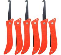 Toyvian 6 Pièces Outil de Nettoyage des Joints de Carrelage en Plastique et Acier, sans Rayer les Surfaces Dures, Cuisine et Murs, Couleur Orange, Couleur Aléatoire Plusieurs styles