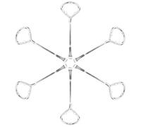 Toyvian 6 pièces Ouvre-boîte Acier Inoxydable Décapsuleur Multifonction pour Seaux Bidons Huile Peintures et Bouteilles Outil pour Peintres et Usage Domestique