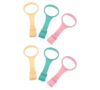 Toyvian 6 Pièces Parc de Jeu pour Bébé Structure Stable en Plastique, Support D'équilibre pour Garçon et Filles, Portable et Adapté à L'intérieur L'extérieur