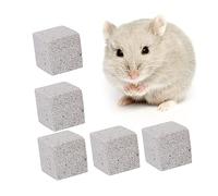 Toyvian 6 pièces Pierre à Mâcher Lot Mâcher Au Calcium pour Dents de Hamster Lapin Chinchilla et Petits Rongeurs