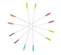 Toyvian 6 pièces Pinces Alimentaires Mini Silicone Forme Main Résistantes Chaleur Cuisine Buffet Garçon Fille