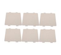 Toyvian 6 Pièces Plaques Mica Micro-ondes Haute Température Feuille Isolante Coupe Adaptable pour Réparation et Remplacement Four Micro-ondes