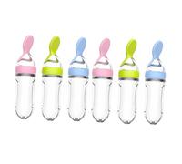 Toyvian 6 Pièces Presser La Bouteille De Céréales De Riz Bébé Bouteille Maker Bouteilles Bébé Nouveau-Né Bouteilles Bébé Cuillère Stand Bébé Bouteille Bébé Flacon Bouteilles Nouveau-Né