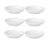 Toyvian 6 pièces Set de Coupelles Céramique Ronde pour Fondre Cire et Accessoires Lampe de Diffusion Plateau Remplaçant pour Bougies et Lampes à Huile