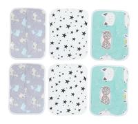 Toyvian 6 Pièces Tapis De Dressage pour Animaux De Compagnie Tapis Pipi Cochon d'Inde Dormir Doublure De Cage Réutilisable Hamster Petit Guinée Pot Surface Coton