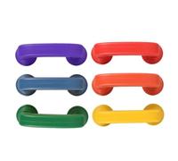 Toyvian 6 pièces Téléphone Plastique pour Garçon Fille Jouets Colorés de Lecture avec Feedback Outil de Thérapie Parole pour Garçon Fille Amélioration Prononciation et