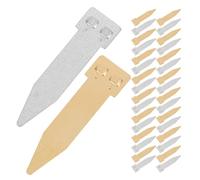 Toyvian 60 Pièces Kit de Batterie Fruitée pour Expériences Scientifiques Électrodes en Cuivre et Zinc, pour Apprentissage Pratique en Classe la Maison