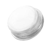 Toyvian 60 Pièces Protection Badge Transparent Ultra Claire Étui Rigide Antichoc pour Organisateur Badges et Affichage Pins