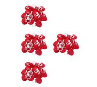 Toyvian 60 Pièces Serpentin de Confettis Rouge en Papier, Léger et | Banderole Àncer à Main, Usage Simple sans Désordre, Ambiance Festive pour Adultes et Garçon et Filles