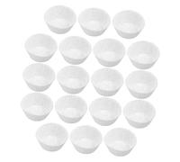 Toyvian 600 pièces Lot de Caissettes Muffins Papier Blanc Anti-graisse Résistantes à Haute Température Liners Pâtisserie Jetables pour Cupcakes Muffins et Pâtisseries pour Anniversaires