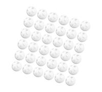 Toyvian 60pièces Hochets Inserts Pour Jouets Garçon Fille Au Crochet Billes Blanches Pour Hochets Sensoriels Inserts Plastique Pour Bruit Doux Jouets à Secouer Pour Nourrissons Et Nouveaux