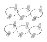 Toyvian 6ensembles Lot De Fixations Murales Pour Meubles Sangles Anti-basculement Acier Inoxydable Kit Ancrages De Sécurité Pour Armoires Et Garde-robes