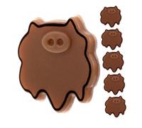 Toyvian 6pièces Autocollants Silicone Pour Bloquer La Lumière Adhésifs Dimming Pour Électroniques Décalques De Couverture Led Pour Appareils Routers Et Horloges Écran Occultant