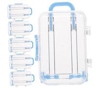 Toyvian 6pièces Boîte à Bonbons Mini Valise Boîte De Rangement Compacte Pour Décorations De Fête De Voyage Idéale Pour Mariages Et Anniversaires