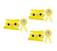 Toyvian 6pièces Ceinture Et Badge Pour Futurs Parents Accessoires Photo Pour Shower Et Grossesse Décoratif Satin Pour Célébrations Familiales