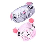 Toyvian 6pièces Chapeaux De Bain Pour Garçon Fille De Bonnet De Élastique Et Cheveux Pour Bain Accessoires Amusants Pour Garçon Fille