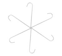 Toyvian 6pièces Lot de Piquets de Tente Forme de J pour Camping et Fixation Sol avec Crochets Pratiques