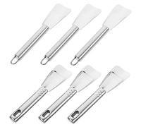 Toyvian 6pièces Pelle à Dégivrage Acier Inoxydable Portable pour Réfrigérateur Et Congélateur Grattoir à Glace Outil De Dégivrage