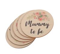 Toyvian 6pièces Plaque Annonce De Naissance Cartes De Mésure Né Décoration De Photographie Avec Design Floral Et Nom De Garçon Fille Pour Annonce à Hôpital Et Shower
