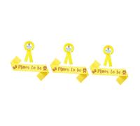 Toyvian 6pièces Sash Et Broche Pour Parents à Venir De Décoration Pour Shower Accessoires Colorés Et Amusants Pour Créer Une Ambiance Joyeuse