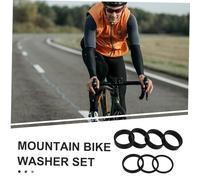 Toyvian 7 pièces Kit pour Jeu de Direction VTT Alliage Aluminium Bagues Espacement Légères et Robustes pour Fourche de de Route des Vibrations