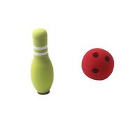 Toyvian 7 Pièces Set Bowling Garçon Fille Mini Jeu Quilles Mousse Éducatif Intérieur Extérieur Bowling pour Garçon Fille Activités Familiales et Éveil Intelligence