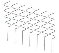 Toyvian 7 Pièces Support de Plantes en Spirale en Fer Vert, Installation sans Outil Support de Croissance Réglable pour Plantes Grimpantes en Pots de Balcon et Jardins Extérieurs