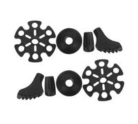 Toyvian 8 Ensembles Embouts pour Bâtons de Randonnée Accessoires de Remplacement Antidérapants Design Stabilisant pour Terrains Variés Compatibles Plupart des Bâtons de Marche Couleur