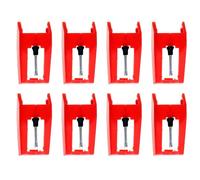 Toyvian 8 Pièces Aiguille de Remplacement pour Tourne-disque Lot de Stylet de Phonographe Non pour Platine Vinyle Compatible avec Plusieurs Modèles Lecture Sonore Claire et Silencieuse