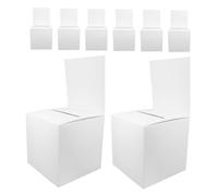 Toyvian 8 pièces Boîte à Dons Multi-Fonctions pour Tirage Au Sort Collecte de Billets Urne de Vote Portable Résistante pour Événements et Fêtes