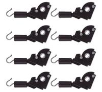 Toyvian 8 Pièces Contrôleur D'inclinaison pour Stores Vénitiens Crochet Simple, Mécanisme de Verrouillage Sécurisé en Plastique pour Accessoires de Réparation de Rideaux