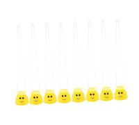 Toyvian 8 Pièces des échasses torsadées jouets de plein air préscolaires échasses d'entraînement sensoriel enfant Plastique Jaune