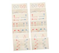 Toyvian 8 Pièces Jeu Éducatif pour Développement Cérébral Entraînement Interhémisphérique pour Coordination Main Œil et Créativité des Tout Petits
