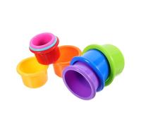Toyvian 8 Pièces Jouets à Gobelets Empilables Cachette Gobelets Empilables Lapin Gobelets Empilables pour Lapins De Compagnie Animal De Compagnie Empiler Empilé Nid Plastique Réutilisable