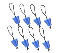 Toyvian 8 Pièces Kit de Bouchons de Silicone Étanches pour Kayak et Canoë Bouchons de Vidange Résistants UV avec Joint Rapide et Élastique Accessoires Adaptés Aux Kayaks Sit Top