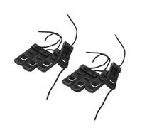 Toyvian 8 Pièces Paddle Board Fin Clips Sup Split Water Separator Buckle with Loss Rope for Surfboard and Inflatable Paddleboard