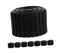 Toyvian 8 Pièces Pads Dérapants pour Équipements de Fitness Protections Caoutchouc Épaisses pour Ronds Φ Coussinets Robustes pour Meubles Protection Sol Dur Absorption des Chocs