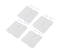 Toyvian 8 pièces Patch de Massage Rectangulaire Électrodes de Remplacement sans Compatibles Stimulateurs Musculaires Pads Portables Confortables pour Différents Types de Peau