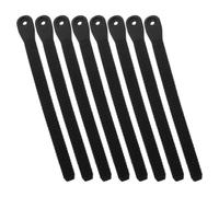 Toyvian 8 Pièces Sangles de Remplacement pour Patins à roulettes en PVC Noir, Réglables Grosse Stabilité, pour Patins à roulettes et Chaussures de Patinage en Extérieur