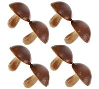Toyvian 8 Pièces simulé Figurines Champignons féeriques décor de Jardin de Champignons Faux Aliment des modèles Mise en Page décor de scène modèle de de Simulation
