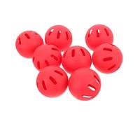 Toyvian 8 Pièces Soft Baseball Training Balls for Indoor Practice Lightweight Hollow Eva Softballs with Aerodynamic Holes for Safe Skill Development and Backyard Use
