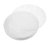 Toyvian 8 pièces Soucoupes pour Pots de Fleurs Transparentes Plastique Pet Lot de Supports Étanches pour Plantes Intérieur et Extérieur Bases Rondes pour Jardinières Protection Anti-Fuite