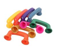 Toyvian 8 pièces Téléphones Découte Éducatifs Colorés Jouets et pour Classe Outil Interactif pour Prononciation et Compréhension Orale des Garçon Fille