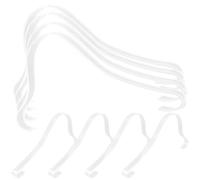 Toyvian 8 pièces Transparent Acrylic Shoe Display Supports for Sandals and High Heels Shoe Form Inserts for Women S Shaper Store Shelves and Closets